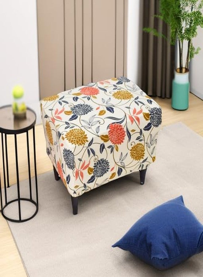 Eco-Ancheng غطاء عثماني مطاطي من إيكو-أنشنغ، غطاء عثماني مستطيل للتخزين، غطاء مسند قدم، أغطية عثمانية لمسند القدم بقاعدة مطاطية مانعة للانزلاق (29، كبير) - Image 4